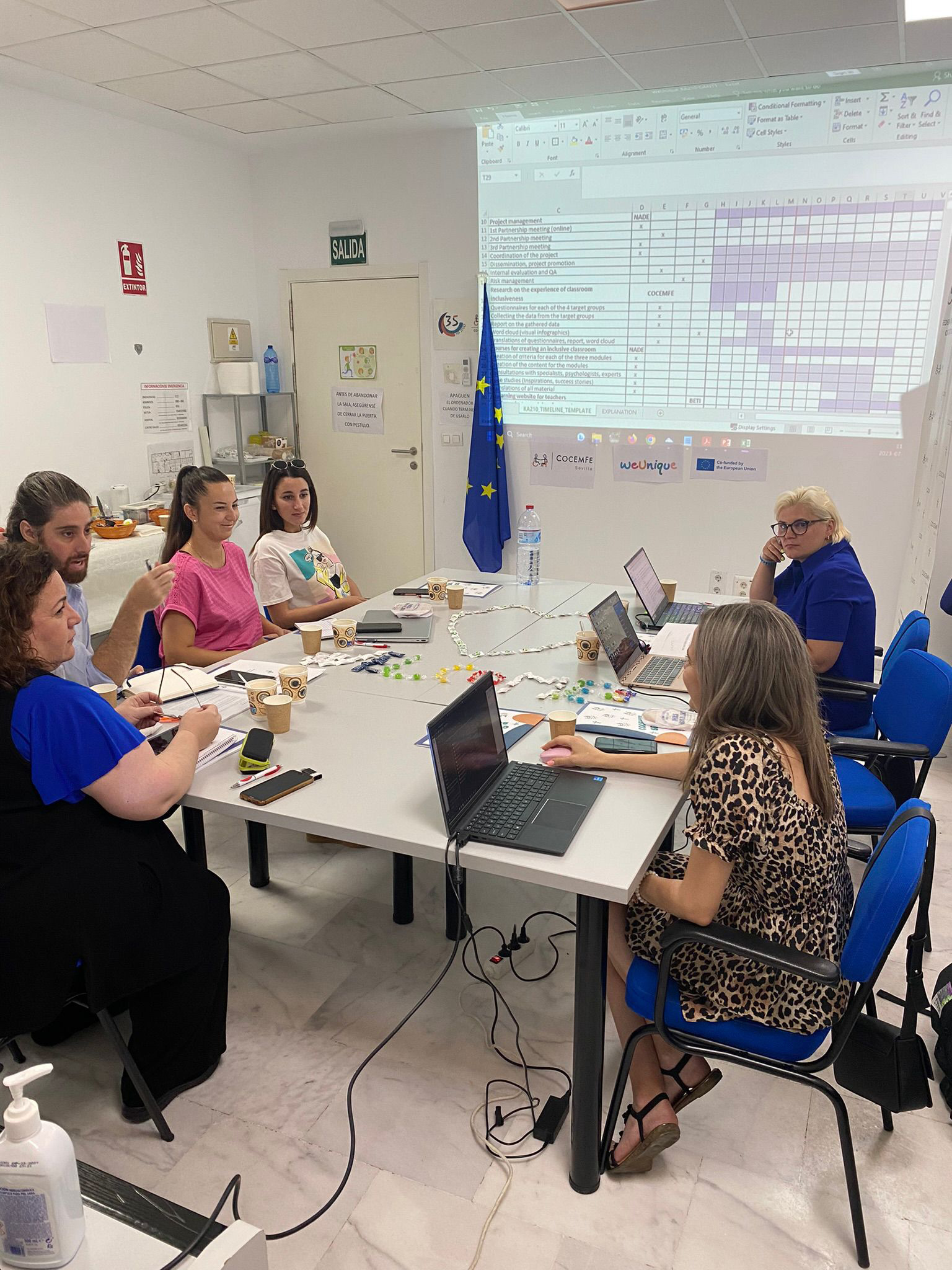 Fotografía Taller aula inclusiva WeUnique