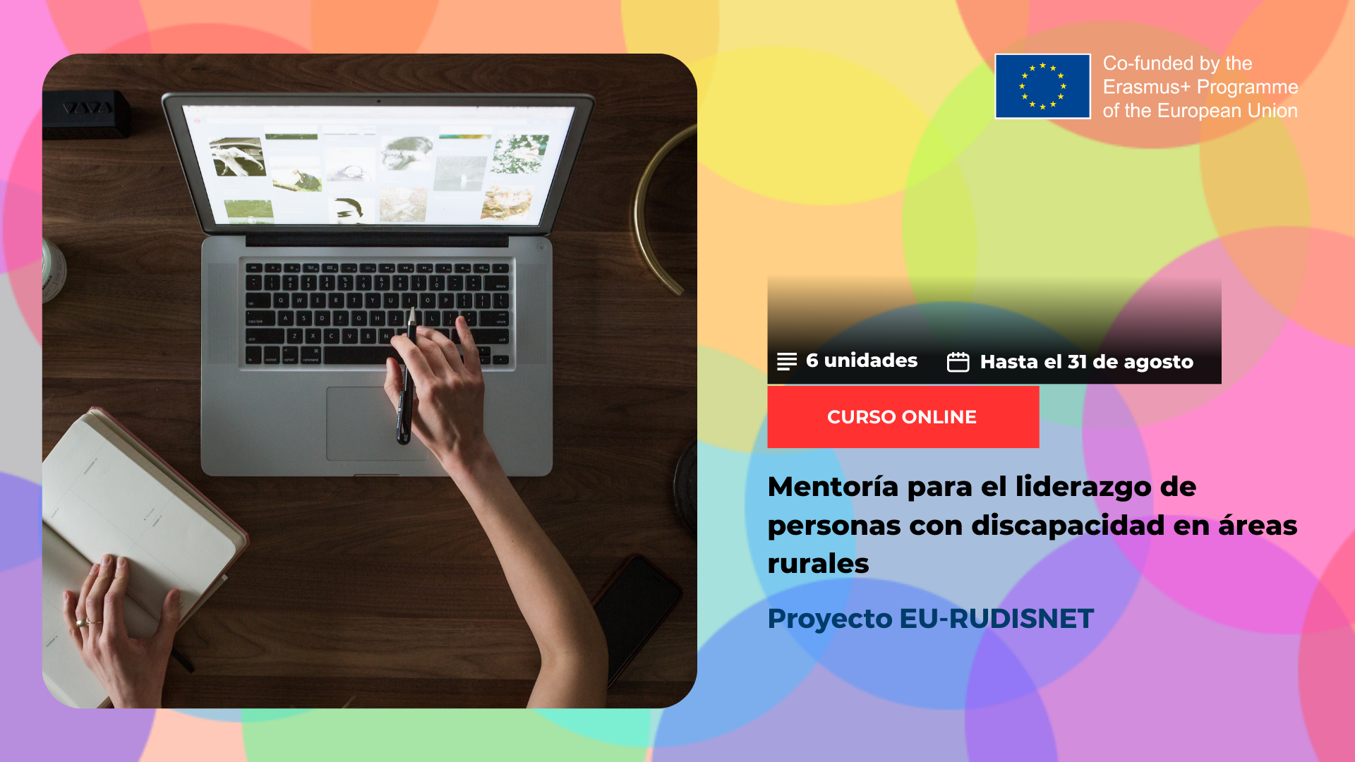 Imagen curso online proyecto EU-RUDISNET
