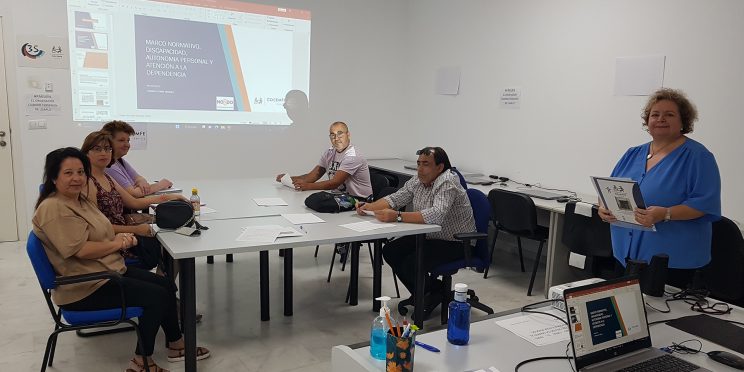 Fotografía participantes Taller marco normativo discapacidad