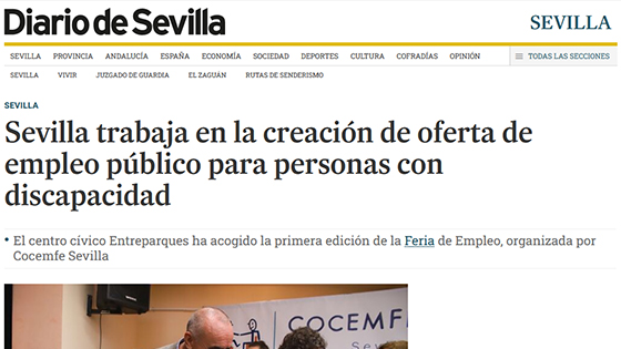 Captura Medio I Feria de Empleo 2022. Diario de Sevilla