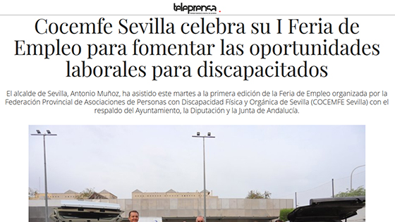 Captura Medio I Feria de Empleo 2022. Teleprensa