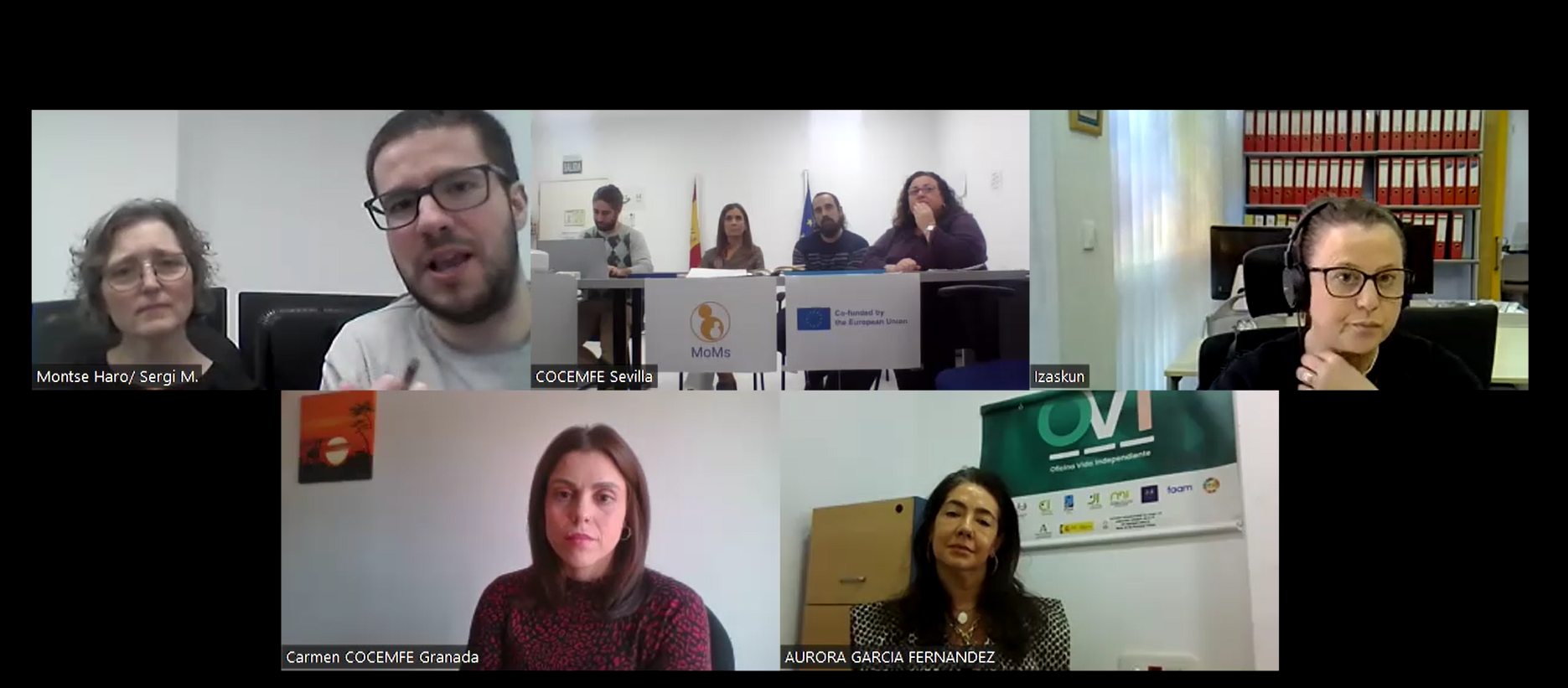 Fotografía del Grupo de discusión del proyecto europeo MOMS