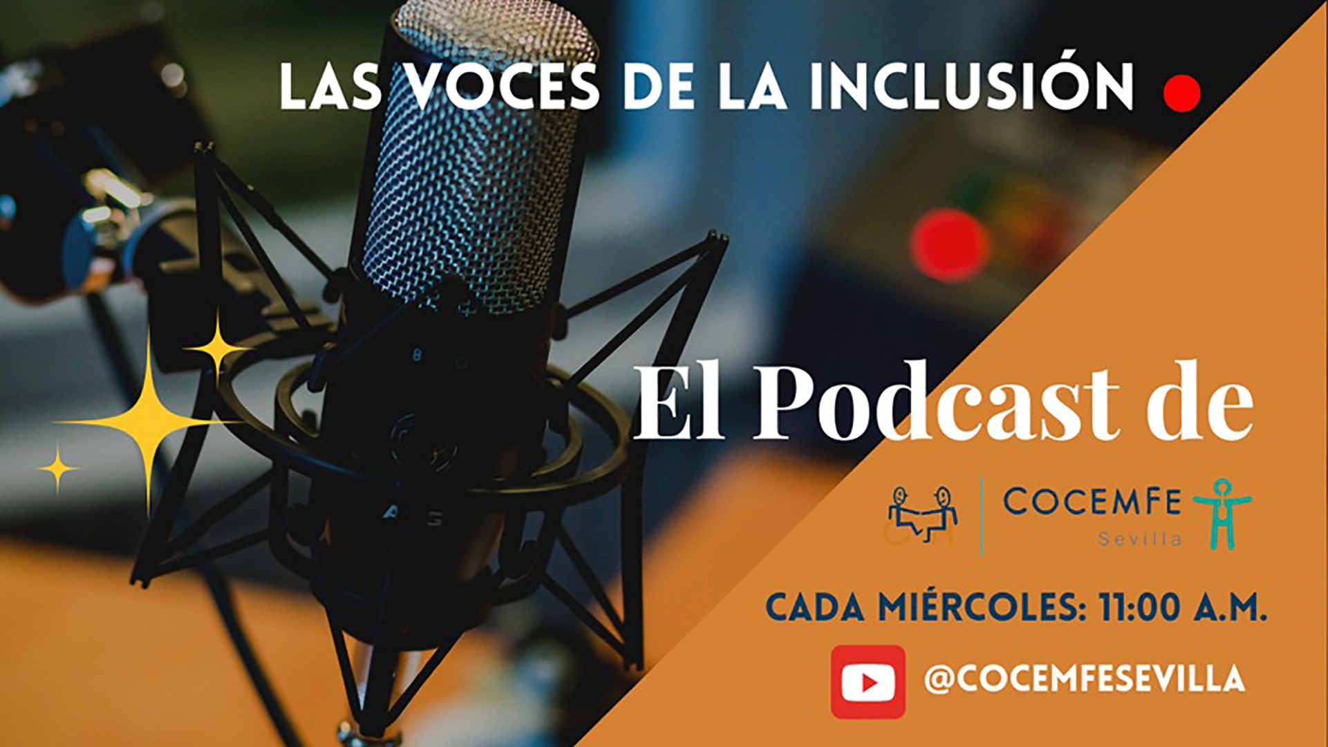 Imagen promocional podcast Las voces de la inclusión