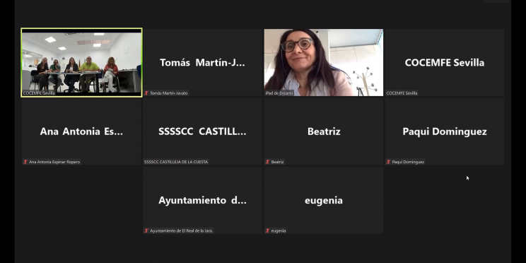 Fotografía captura jornada online Rompiendo distancias