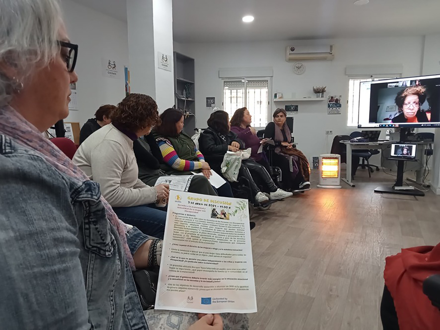 Fotografía participantes Focus group proyecto europeo MOMS