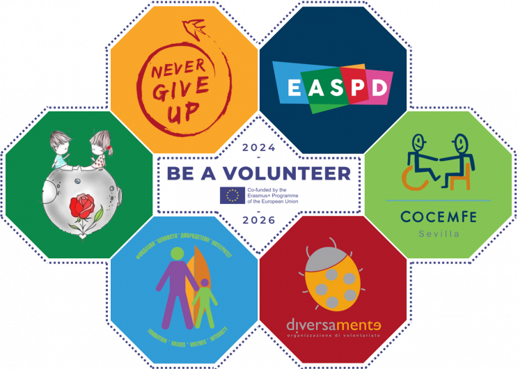Be a volunteer logo
