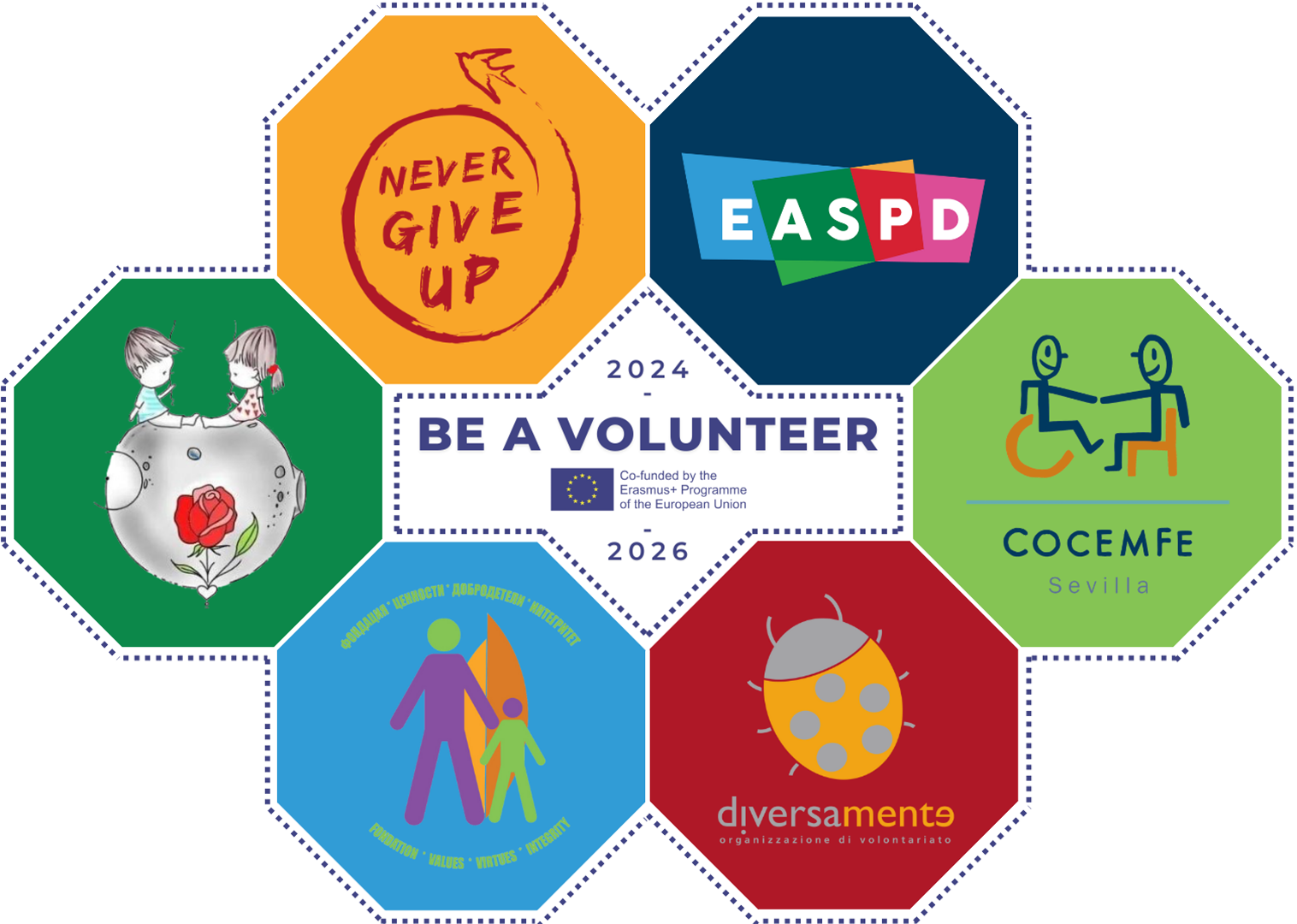 Be a volunteer logo