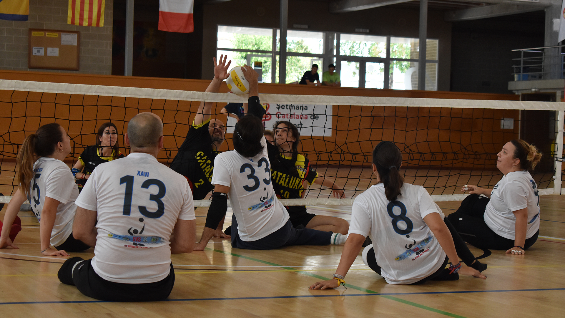 Fotografía partido sitting-volley