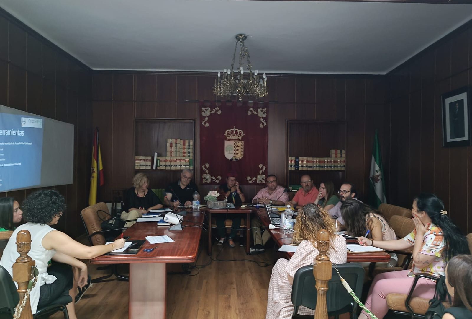 Fotografía asistentes Jornadas técnicas y de participación ciudadana en materia de accesibilidad en El Saucejo