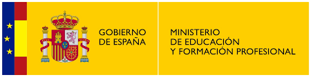 Logo Ministyerio de Educación y formación profesional. Gobierno de España