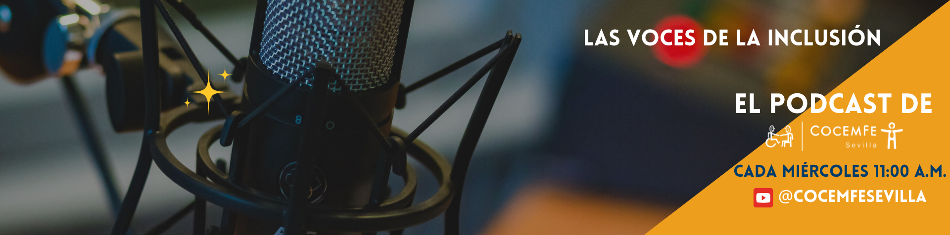 Cabecera web Podcast Las voces de la inclusión