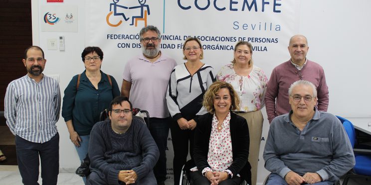 Fotografía Equipo Dirección COCEMFE-Sevilla 2024-2028