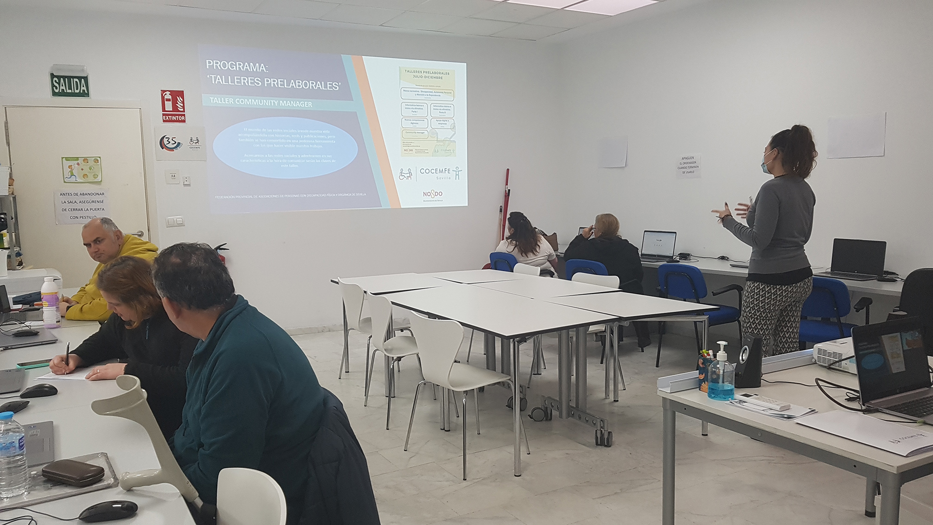 Fotografía Taller Comunicación personas con discapacidad