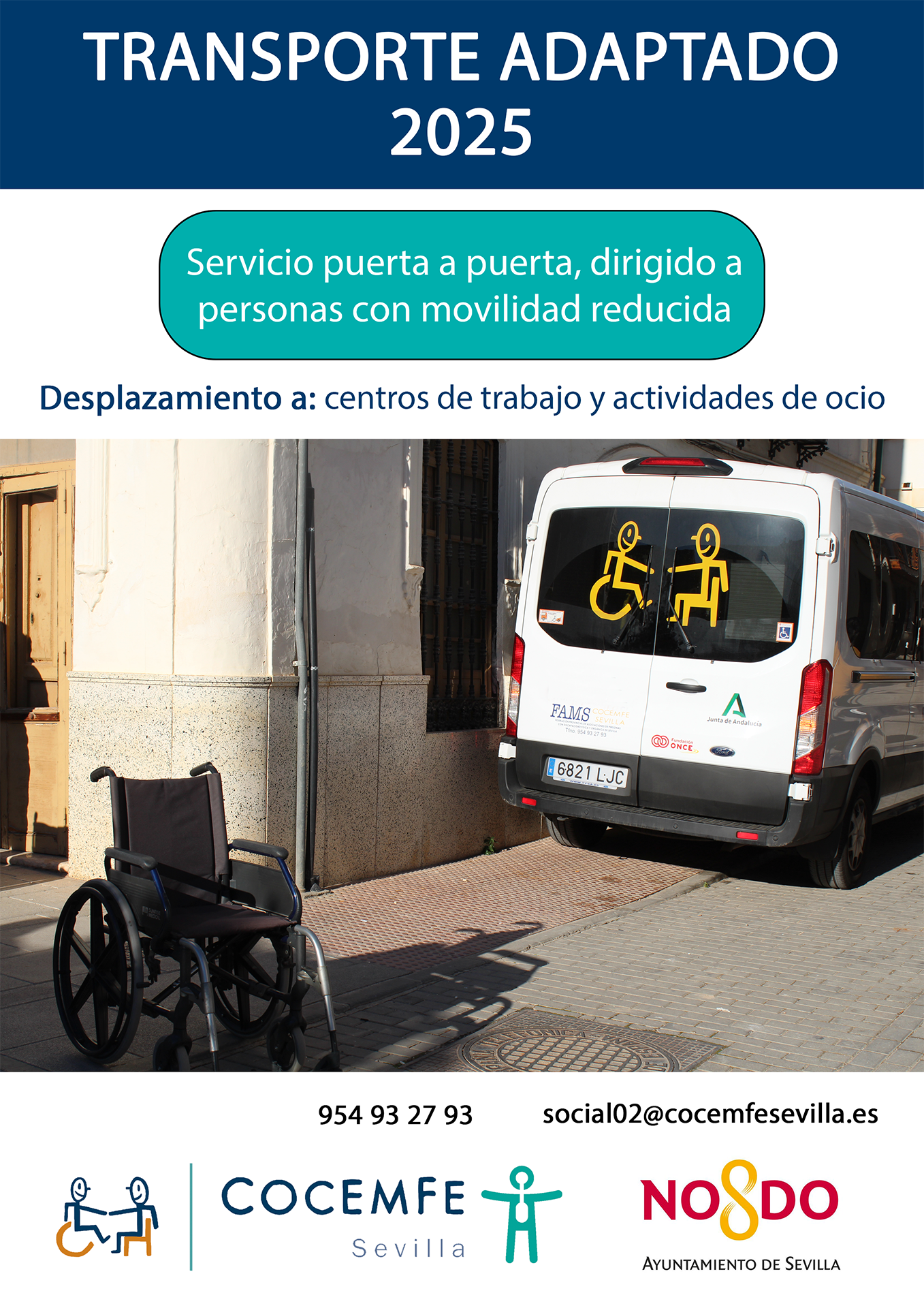 Imagen cartel Transporte adaptado general 2025