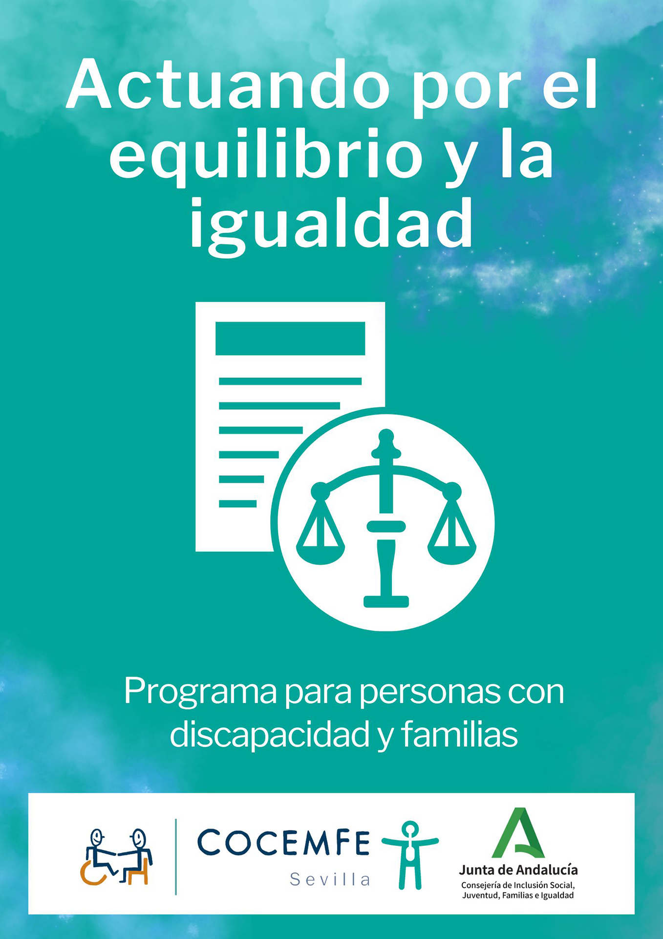 imagen cartel programa actuando por el equilibrio 2025
