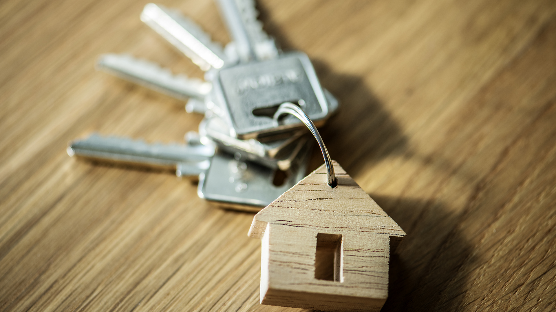 Fotografía decorativa llavero vivienda