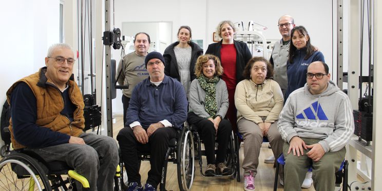 Fotografía Visita alcaldesa Bollullos gimnasio 1