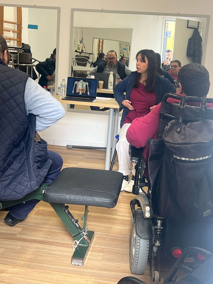 Fotografía Taller fisioterapia respiratoria
