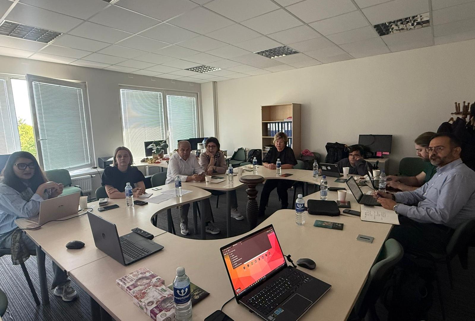 Fotografía participantes Encuentro Trasnacional programa Digiboost en Kaunas (Lituania)