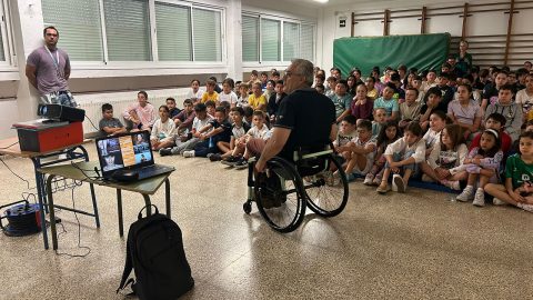 Fotografía Jornada Sensibilización CEIP Blas Infante Lebrija