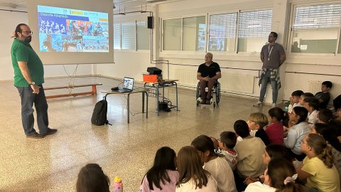 Fotografía Jornada Sensibilización CEIP Blas Infante Lebrija
