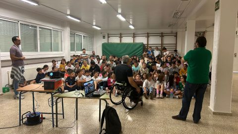 Fotografía Jornada Sensibilización CEIP Blas Infante Lebrija
