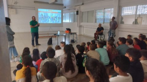 Fotografía Jornada Sensibilización CEIP Blas Infante Lebrija