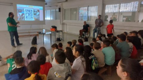 Fotografía Jornada Sensibilización CEIP Blas Infante Lebrija