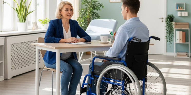 Imagen decorativa generada con IA de Atención psicológica individual para personas con discapacidad: el programa de COCEMFE Sevilla mejora la salud mental y la autonomía personal