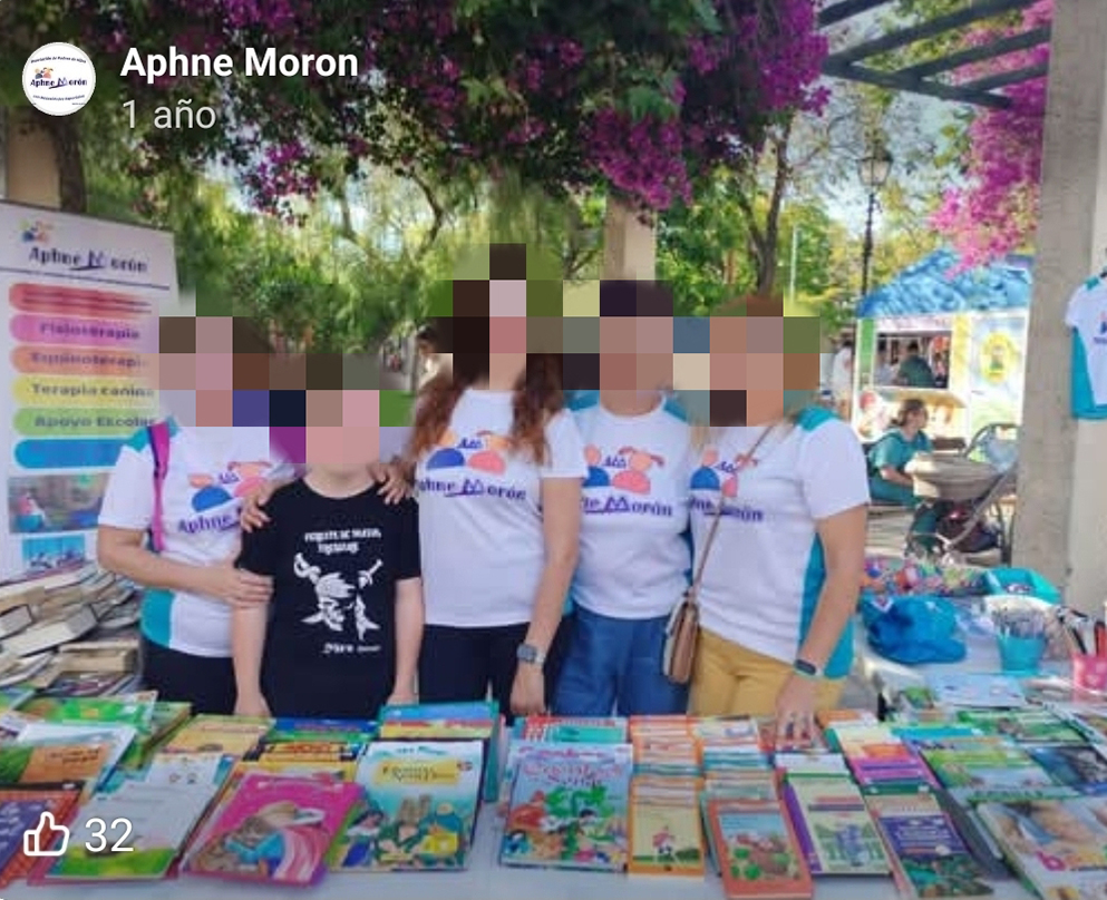 Fotgrafía actividad de la Asociación APHNE Morón