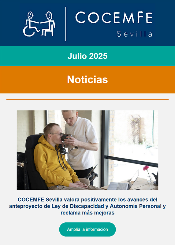 Imagen captura de pantalla del boletín de julio de 2025