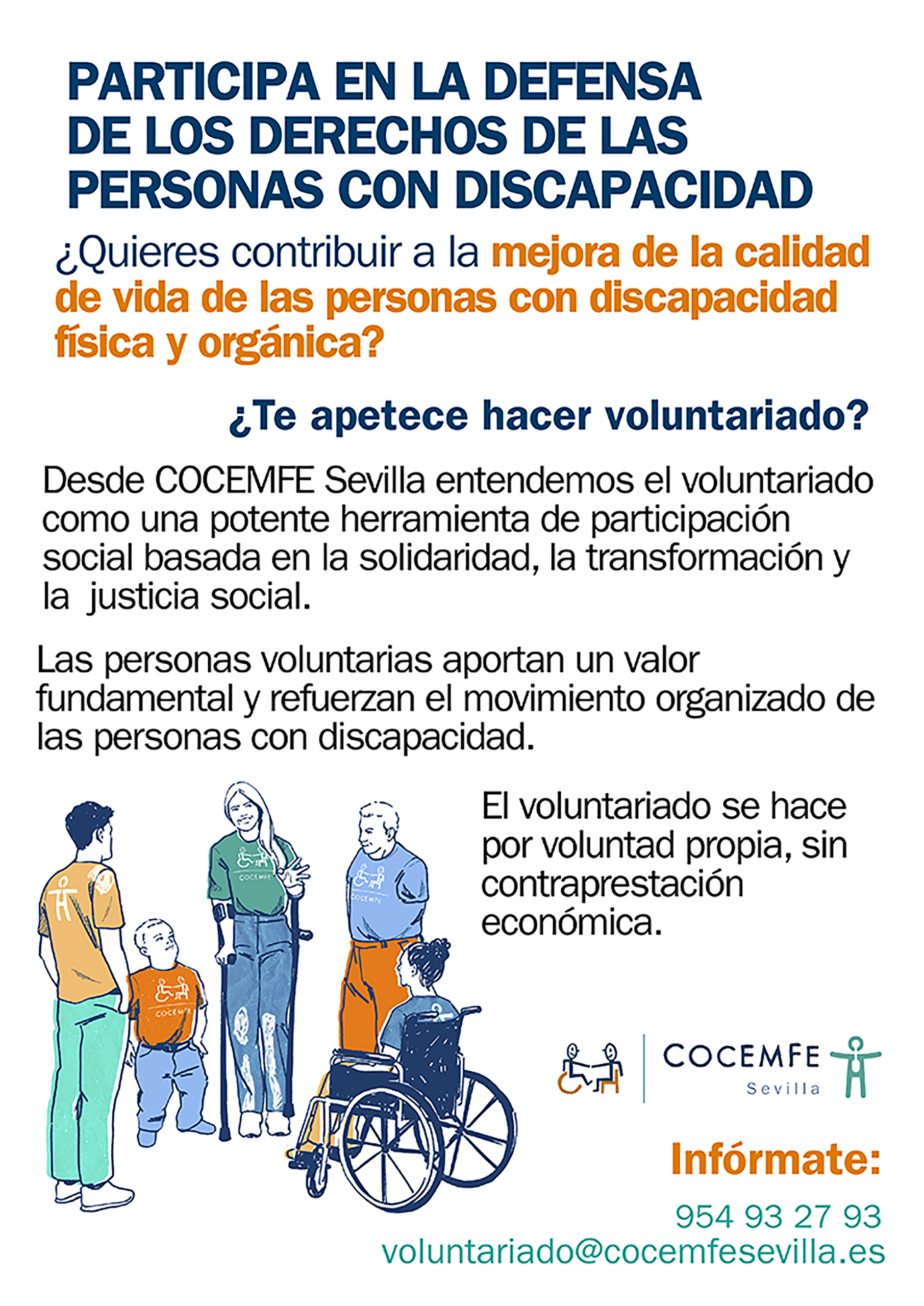 cartel Hazte Voluntario 2025