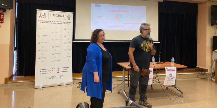Fotografía técnicos del proyecto Safer Path en la presentación de resultados en Sevilla