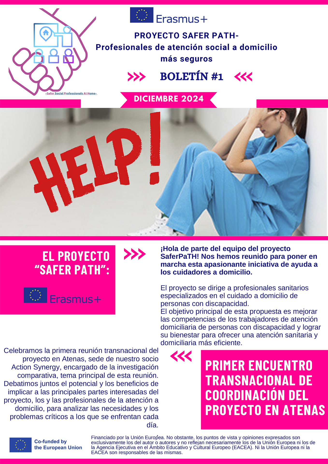 Imagen portada Boletín 1 proyecto SAFER PATH ES
