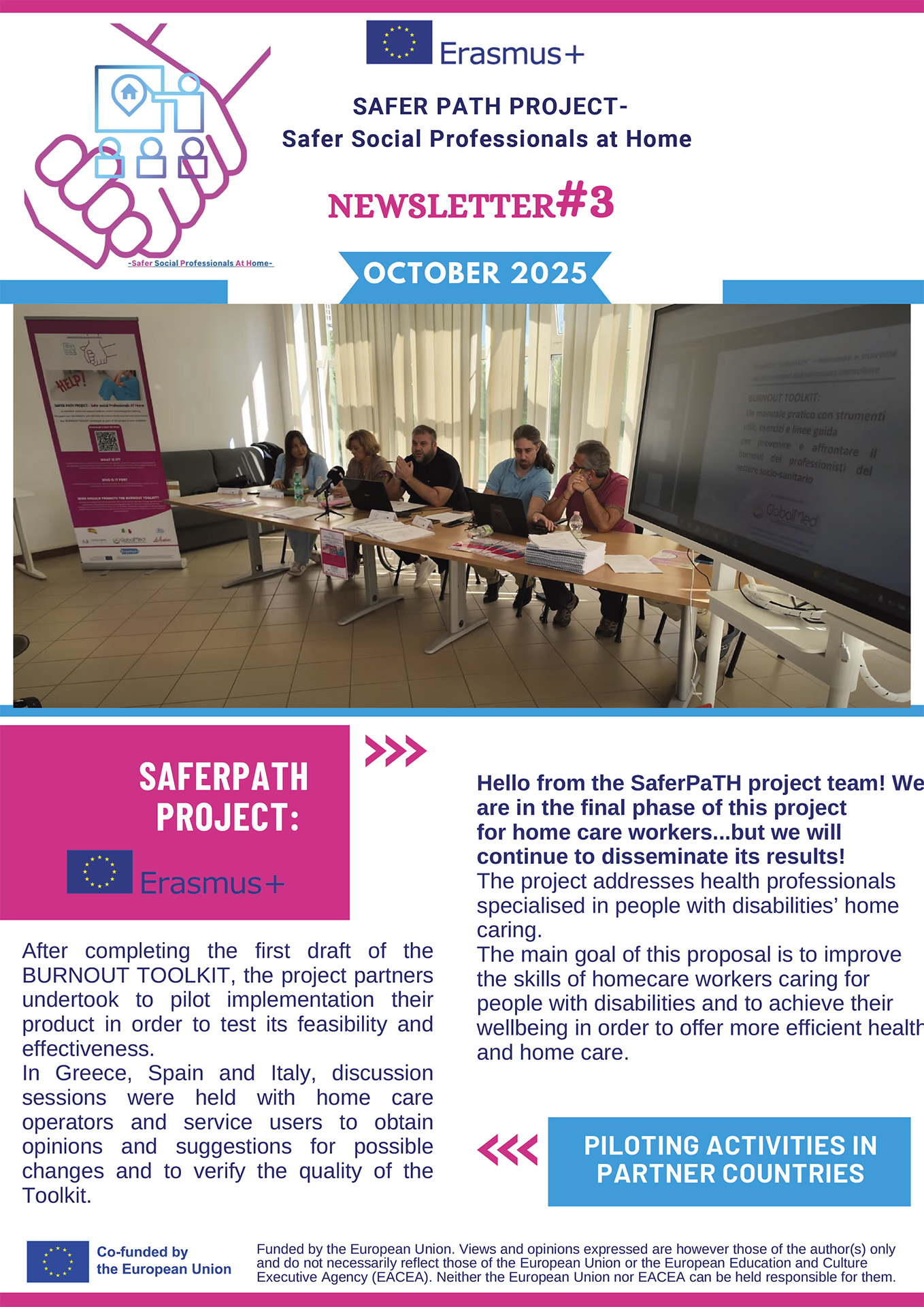 Image SAFER PATH Project Newsletter 3 EN