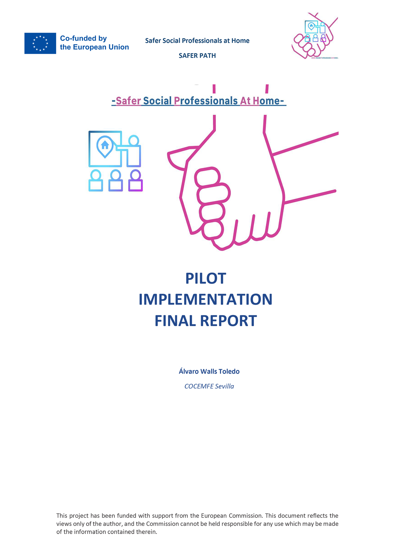 Image SAFER PATH project Pilot implementation report final cover EN