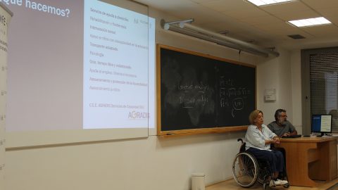 Fotografía jornadas de sensibilización en la FCOM 2025