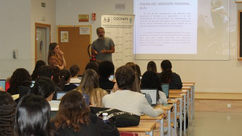 Fotografía jornadas de sensibilización en la FCOM 2025