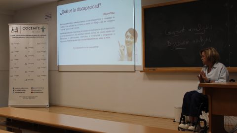 Fotografía jornadas de sensibilización en la FCOM 2025
