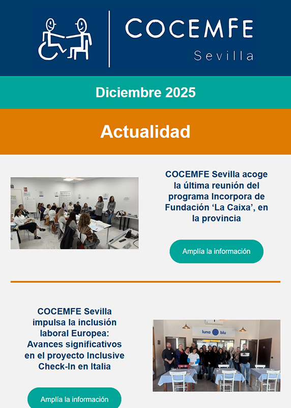 Imagen captura de pantalla del boletín de diciembre de 2025