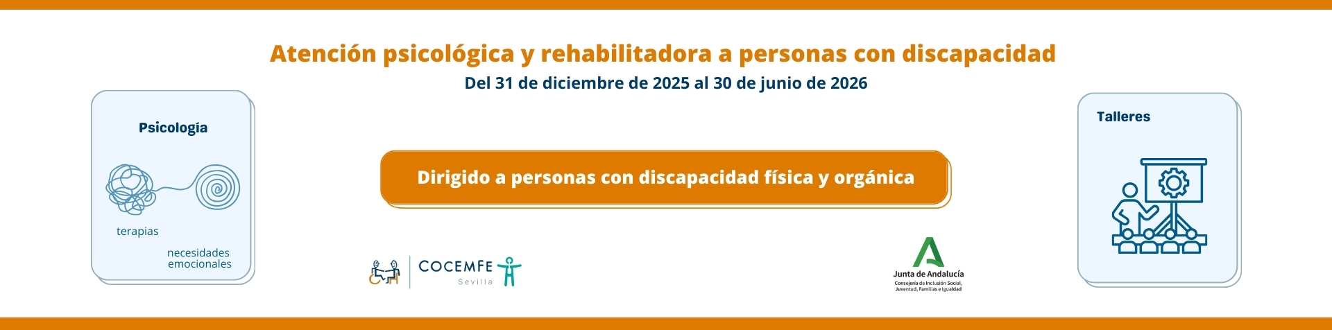 Imagen decorativa cabecera-web programa Atención psicológica y rehabilitadora a personas con discapacidad2026