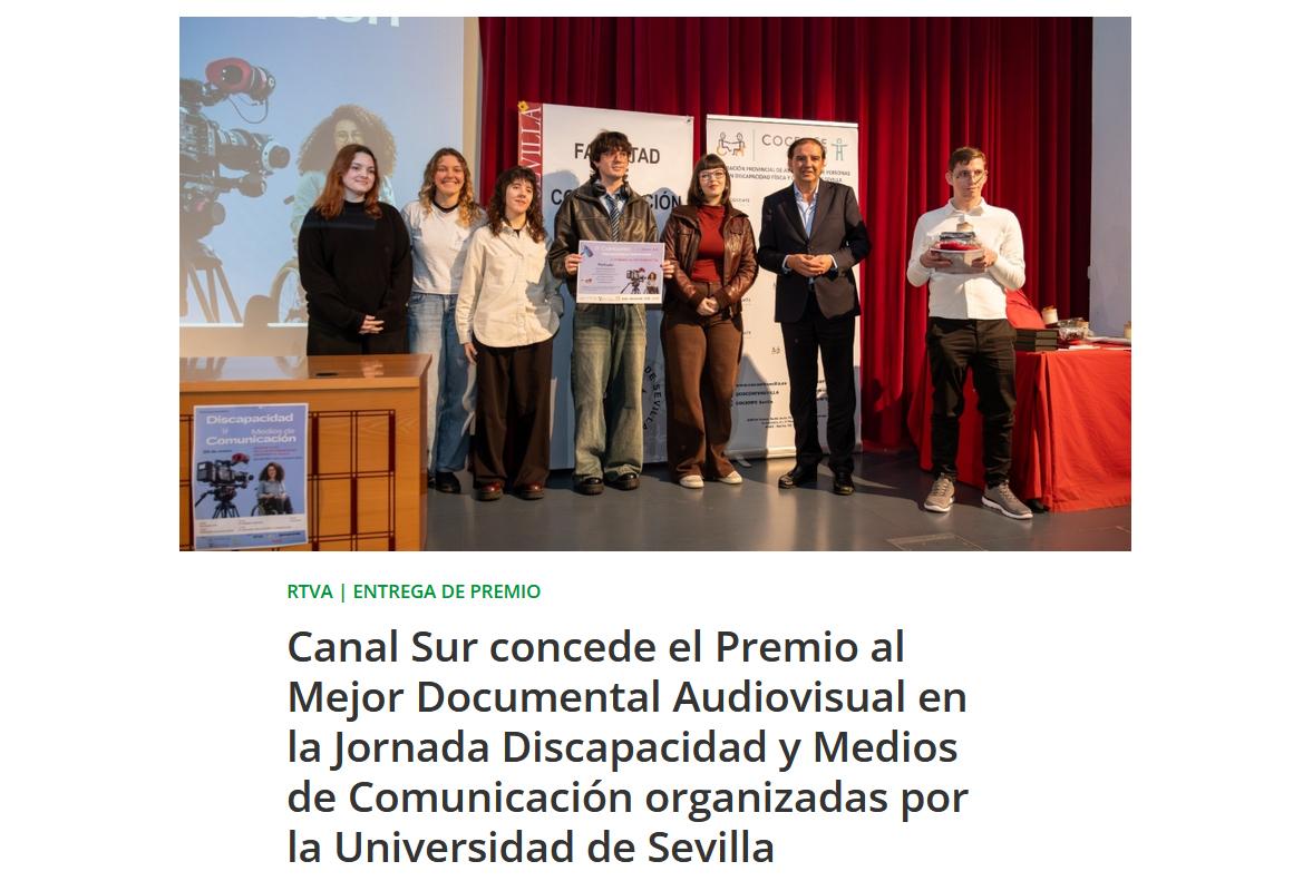 Imagen captura pantalla noticia Canal Sur 3edición DyM 25-26
