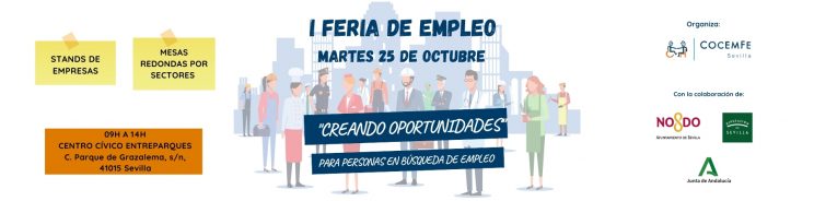cabecera-web I Feria de Empleo COCEMFE Sevilla