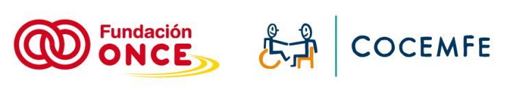 logos Fundación ONCE y COCEMFE