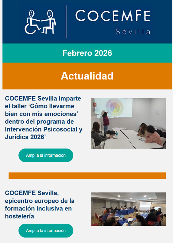 Imagen captura de pantalla del boletín de febrero de 2026